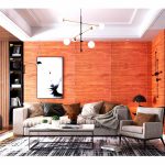 Adhesivo De Pared 3D Madera Pino