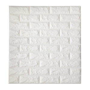 Adhesivo Para Pared 3D Ladrillo Blanco