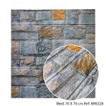 Adhesivo Para Pared 3D Piedra Musical