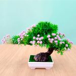 Bonsai de flores artificiales