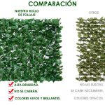 Comparacion de nuestro rollo de follaje
