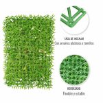 Detalles del follaje floral