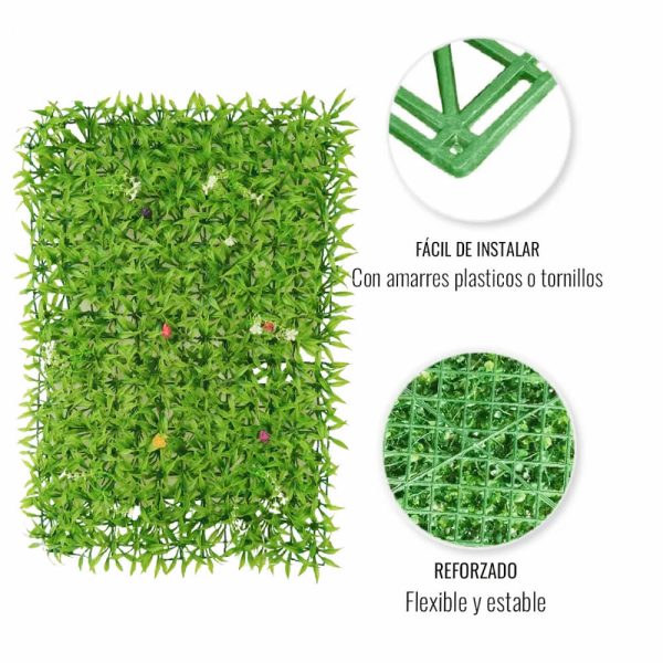 Detalles del follaje floral