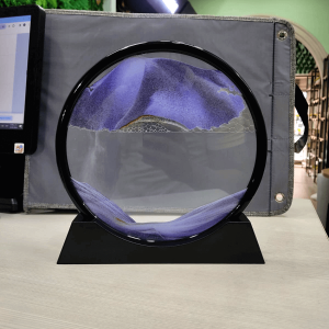 Marco Decorativo con Paisaje en Arena PH001 - morado