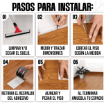 Modos de uso del piso pvc autoadhesivo