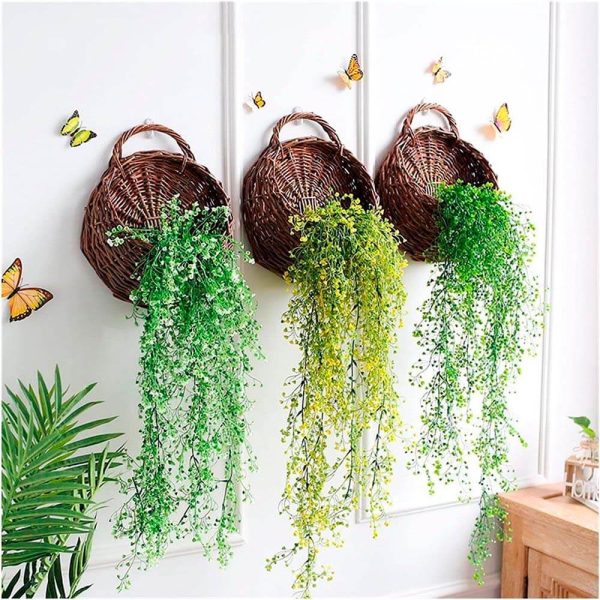 Flor De Helecho Colgante Artificial