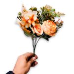 Ramos De Rosas Envejecidas Artificiales