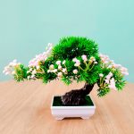 Bonsái Decorativo Artificial Con Flores