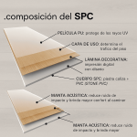 Composicion de piso spc