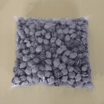 Paquete de flor de foami gris