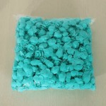 Flor de foami aguamarina