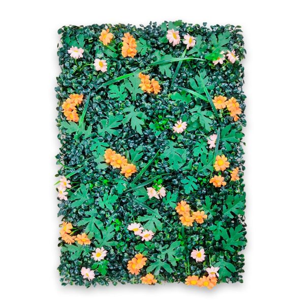 Follaje Artificial Flores Naranjas