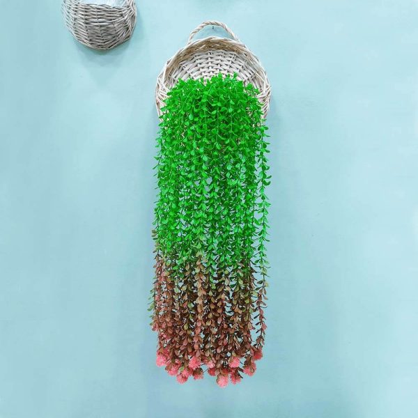 Helecho Colgante Senecio Artificial