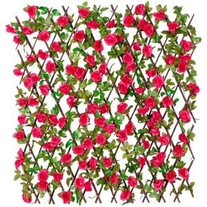 Malla Expandible De Rosas Artificiales