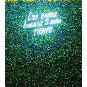 Fondo follaje artificial