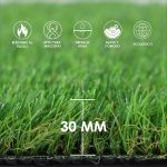 Grama sintética de 30 mm