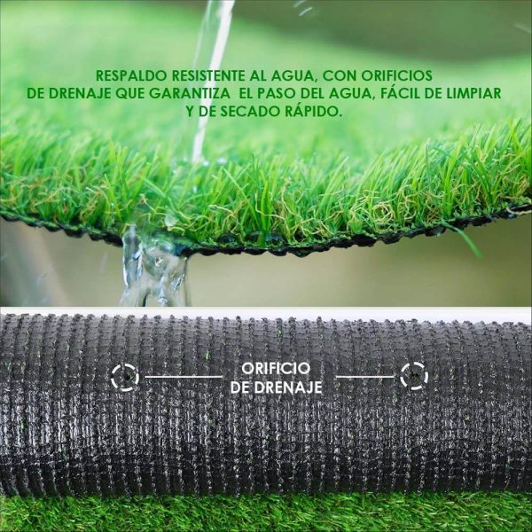 partesde filtrar agua de la grama artificial