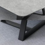 Pies de la mesa de marmolizada