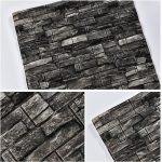 Textura del ladrillo negro