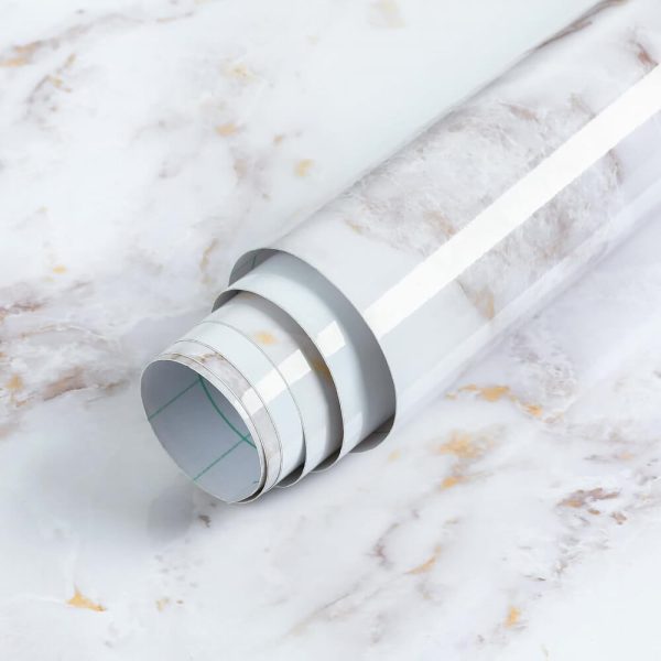 detalles del vinilo adhesivo marmolizado