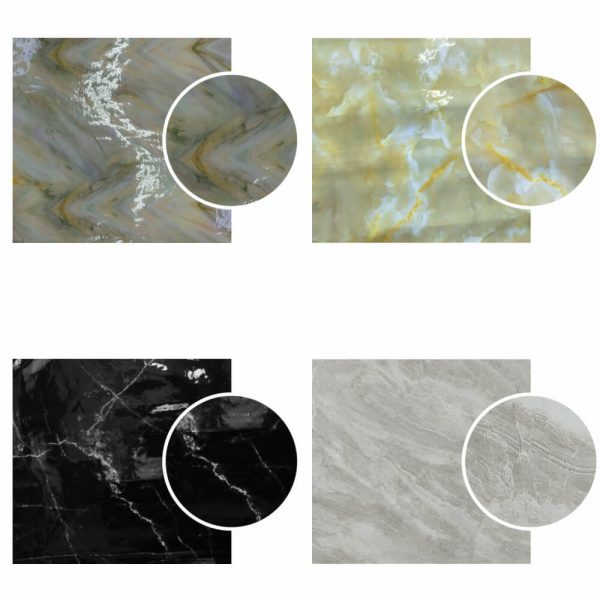 diseños de rollos de vinilo marmolizados