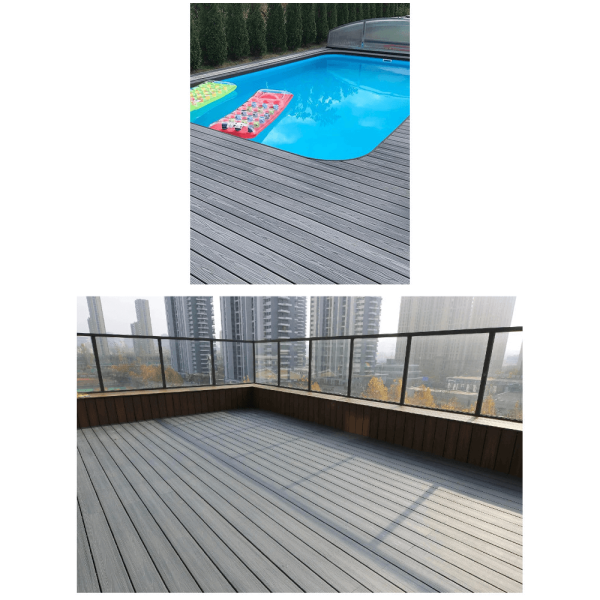 Piso Deck Madera Gris