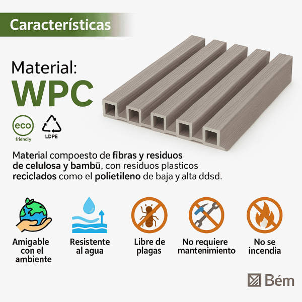 caracteristicas del wpc