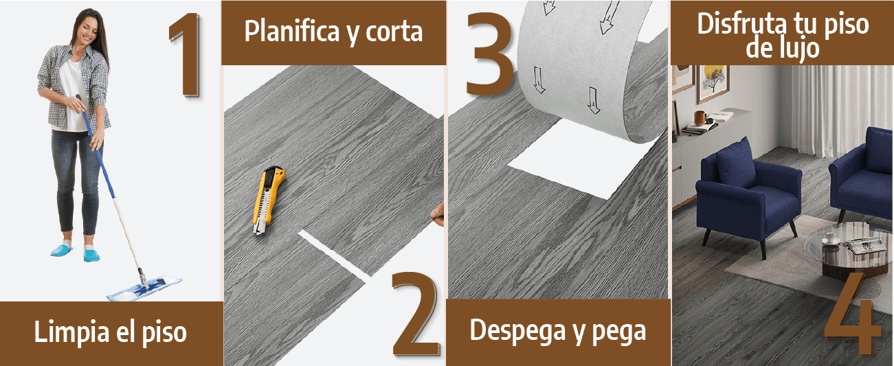Pasos de Instalacion para tu Piso PVC