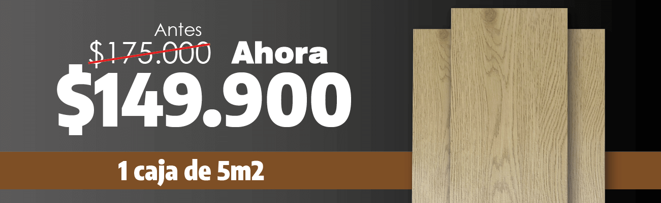 Precio de la promocion piso pvc