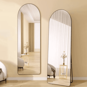 Espejo de Cuerpo Entero Arco Dorado o Negro 160x40