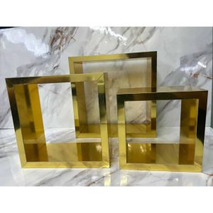 Set de Marcos Decorativos Dorados