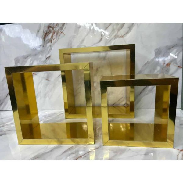 Set de Marcos Decorativos Dorados